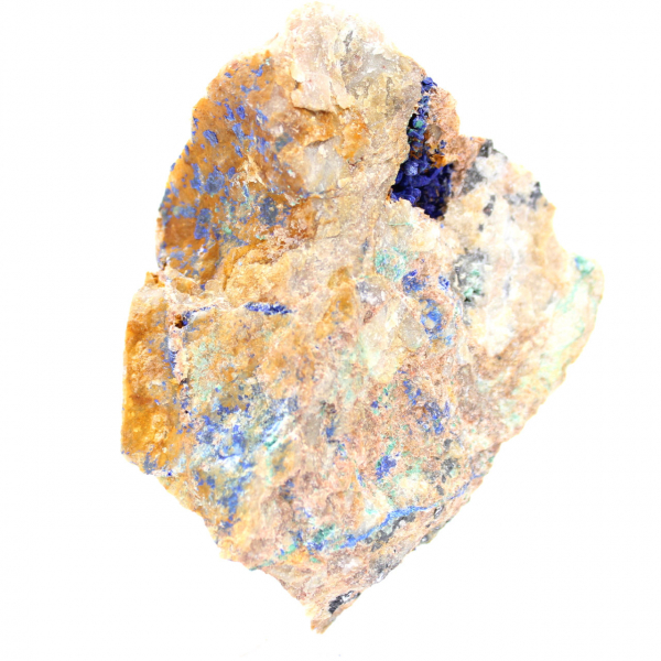 Cristales de malaquita y azurita de Marruecos