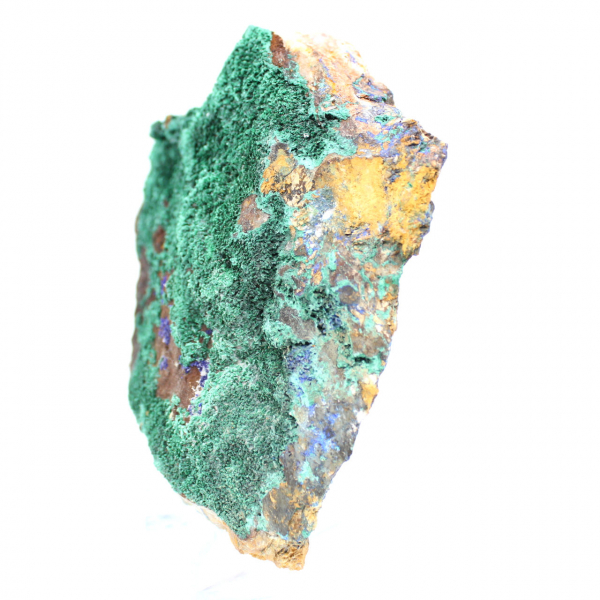 Malaquita azurita en bruto de Marruecos