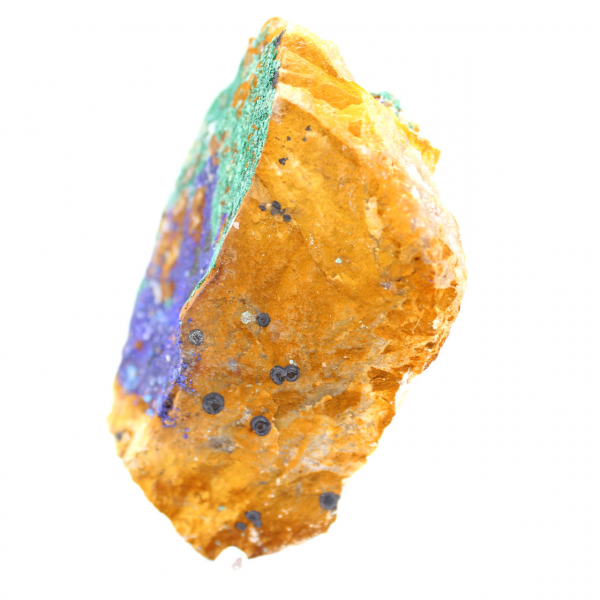 Cristales de azurita y malaquita de Marruecos