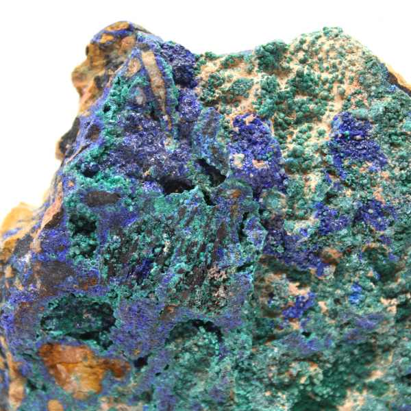 Mineral Malaquita Azurita Marruecos