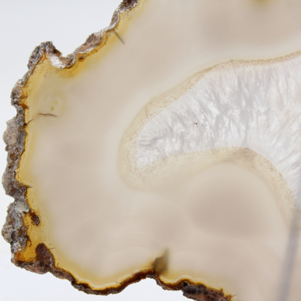 Rebanada de ágata brasileña natural