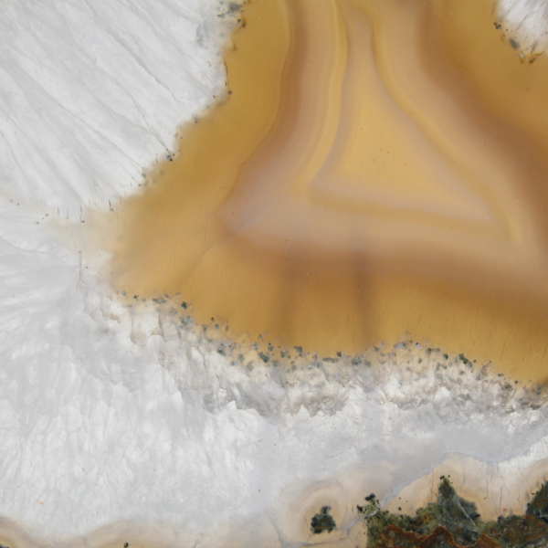 Placa de ágata y calcedonia