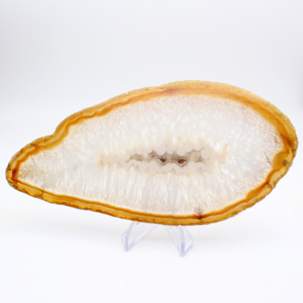 Rebanada de ágata gigante pulida