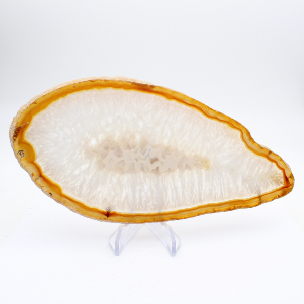 Rebanada de ágata gigante pulida