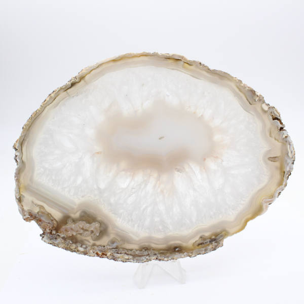 Ejemplar masivo de ágata pulida