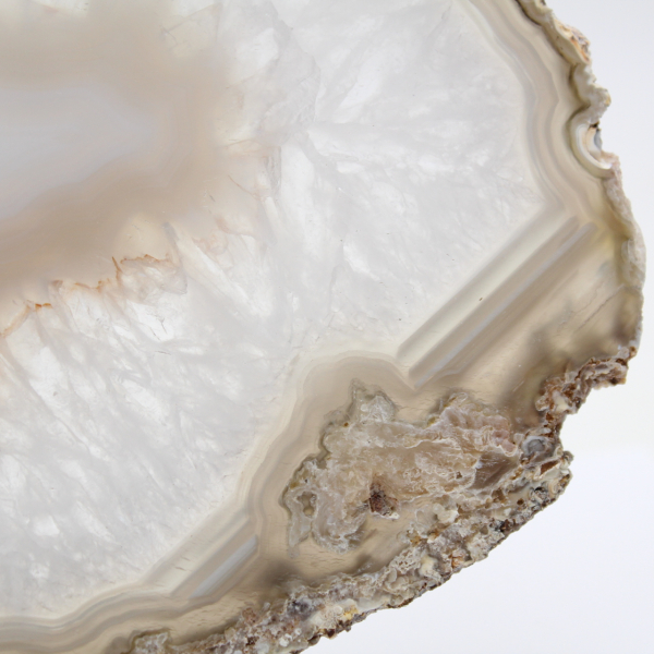 Ejemplar masivo de ágata pulida