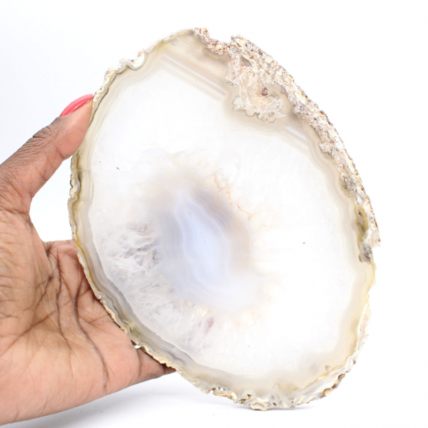 Ejemplar masivo de ágata pulida