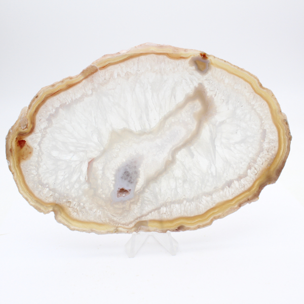 Ágata gris y azul de Brasil