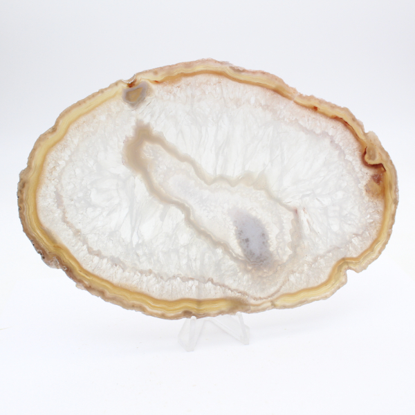 Ágata gris y azul de Brasil