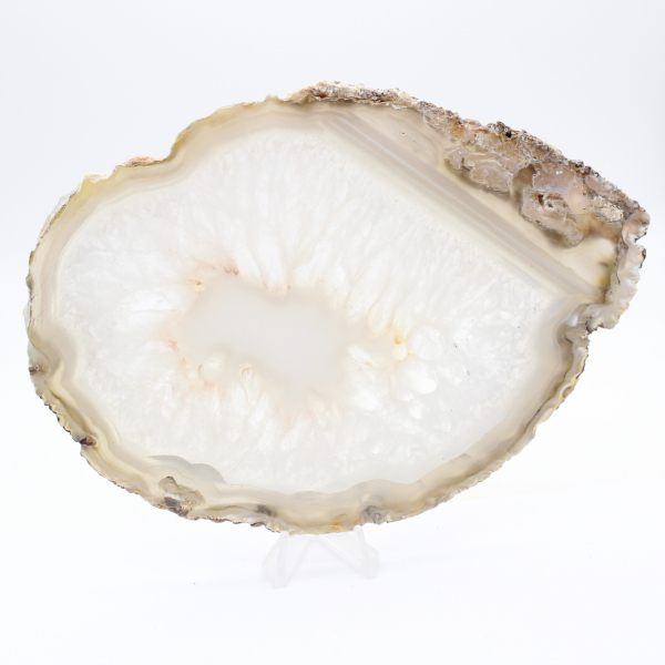 Ágata brasileña: ejemplar pulido