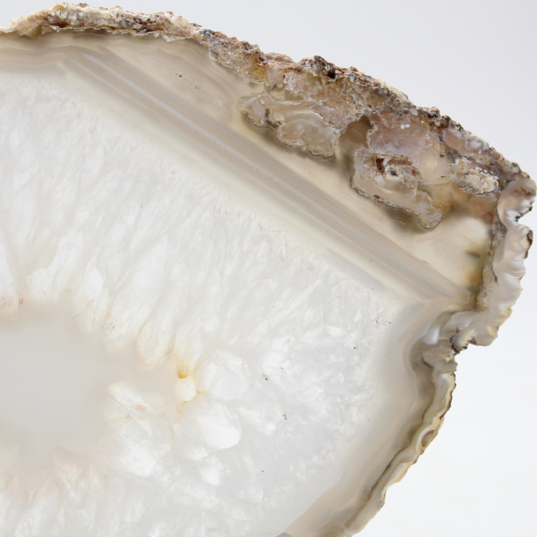 Ágata brasileña: ejemplar pulido