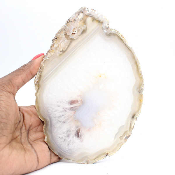 Ágata brasileña: ejemplar pulido