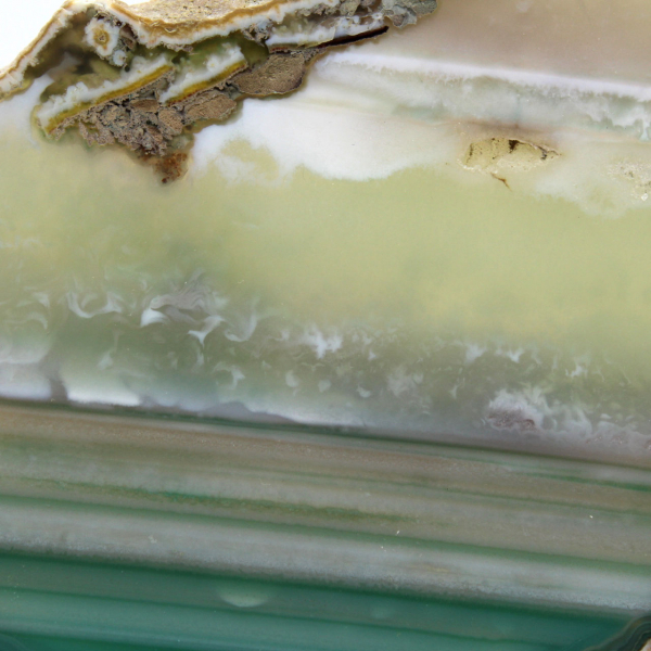 Ágata verde en rodajas – Ejemplar natural de Brasil 210 g