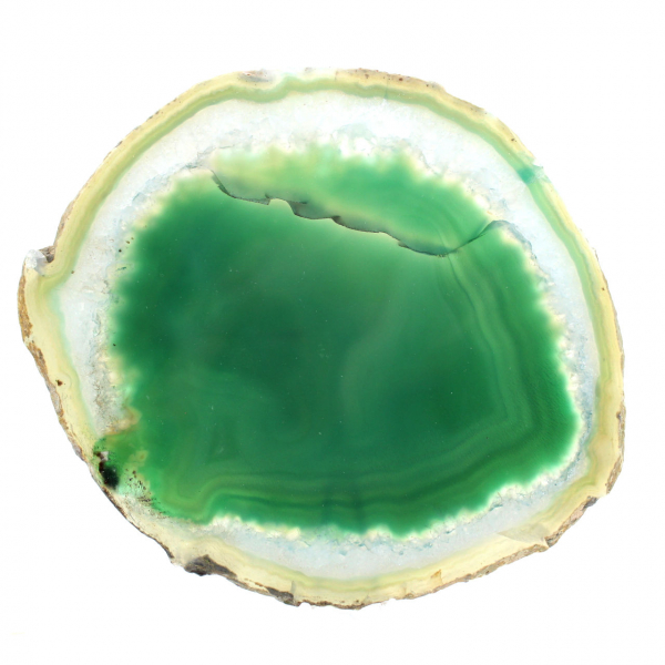 Lámina de ágata verde – Colección Mineral Brasil 210 g