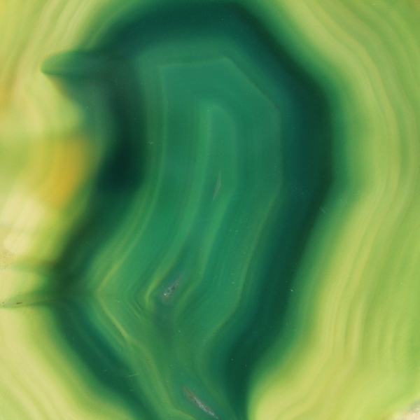 Ágata verde en rodajas – ejemplar de coleccionista brasileño 255 g