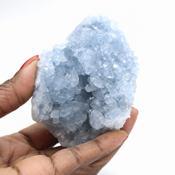 Geoda de celestina pequeña: mineral de colección