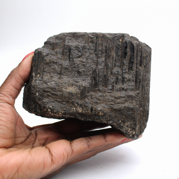 Turmalina negra grande de Madagascar: mineral auténtico