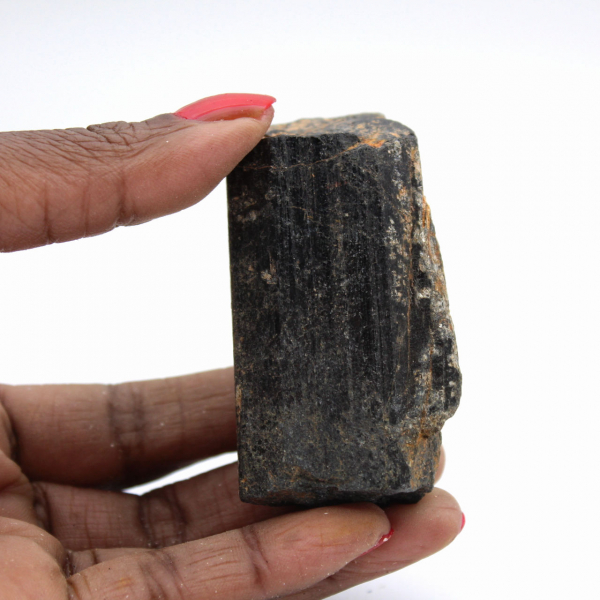 Turmalina negra pequeña de Madagascar - Muestra en bruto