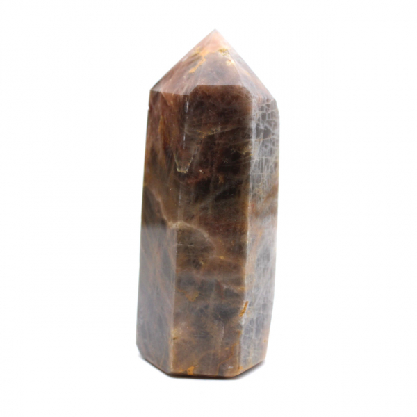 Prisma de la colección Microclina - Mineral de piedra lunar negra
