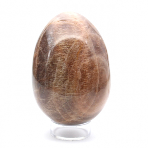 Piedra Lunar Negra - Huevo de Microclina 455 g