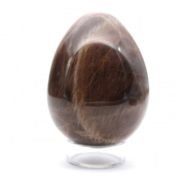 Huevo de piedra lunar negra - Microclina