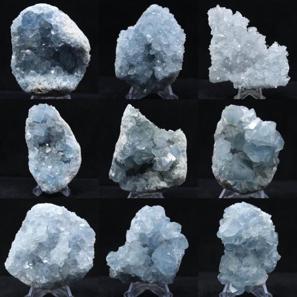 Celestita de Madagascar - Formación cristalina