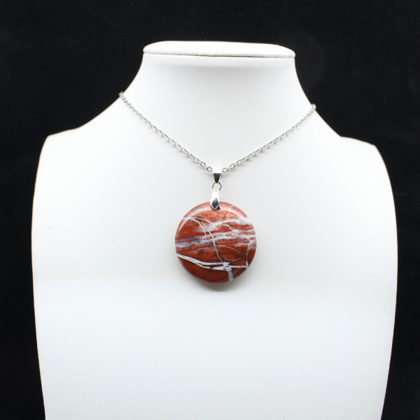 Joyas de jaspe rojo de Madagascar