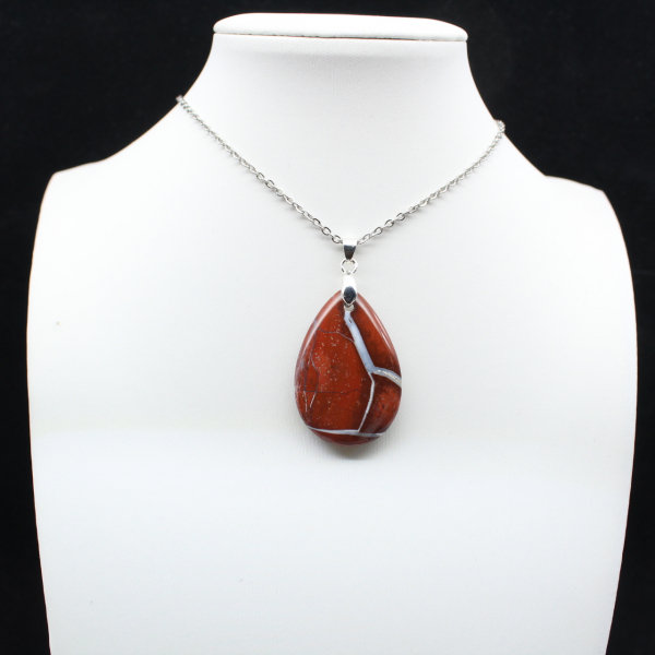 Ejemplar de jaspe rojo de Madagascar