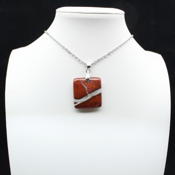 Jaspe rojo pulido de Madagascar