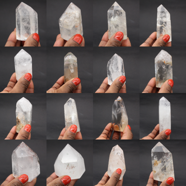 Prisma de cuarzo con inclusión