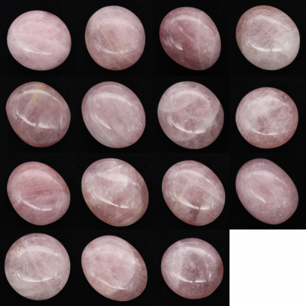 Guijarros de cuarzo rosa