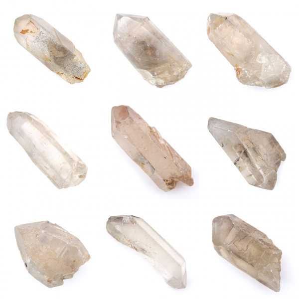 Cristal de cuarzo natural crudo