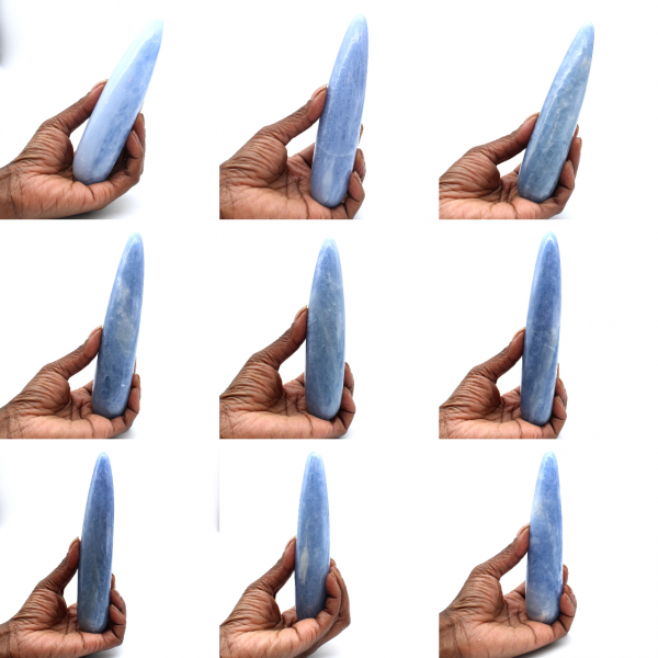 Palo de calcita azul