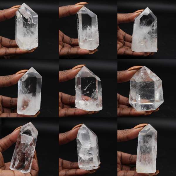 Prisma de cristal de roca de Madagascar