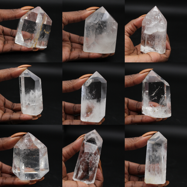 Prisma de cristal de roca de Madagascar