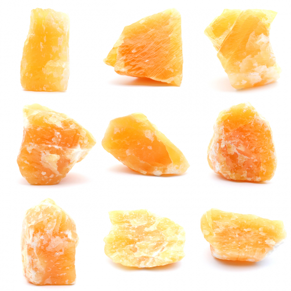 Calcita naranja de méxico
