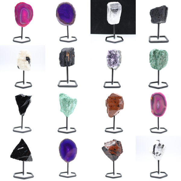  Ágata teñida de rosa