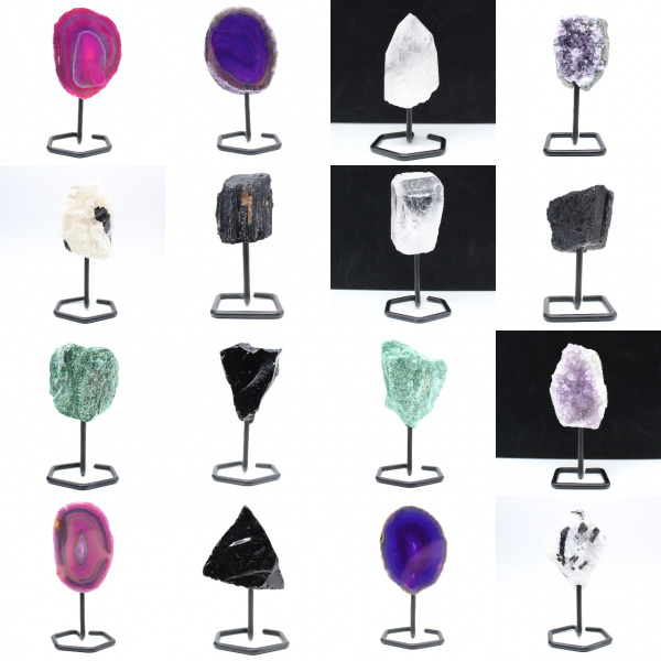  Ágata teñida de rosa