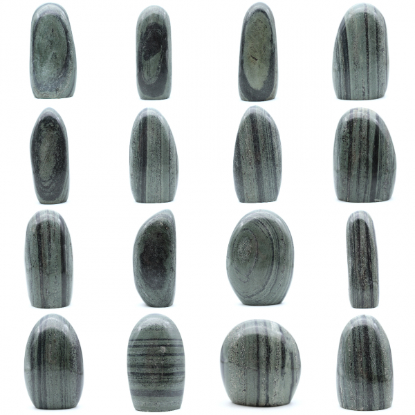 Piedra natural de jaspe verde estriado