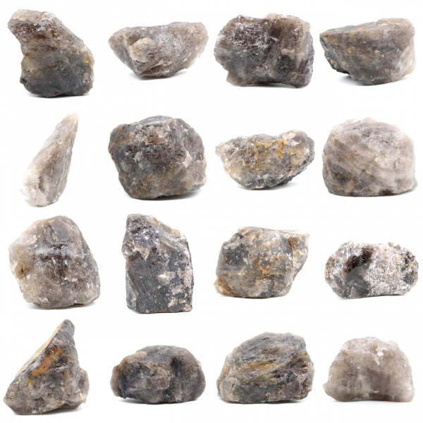 Cuarzo ahumado crudo de Madagascar