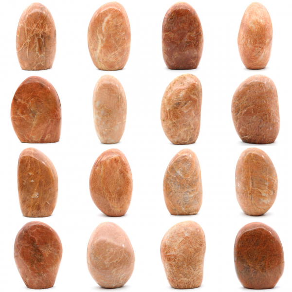 Decoración piedra luna rosa microline