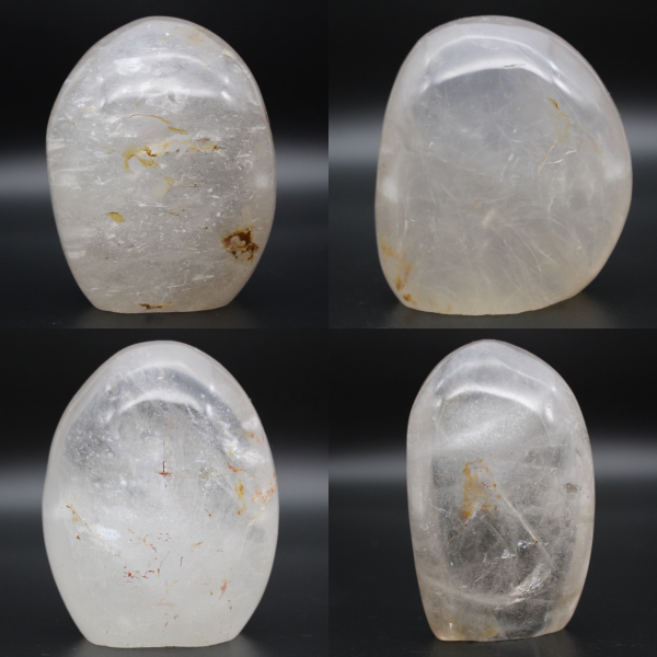 Piedra ornamental de cuarzo cristal de roca de Madagascar