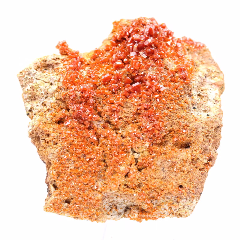 Descubra la vanadinita vanadinite maroc 045
