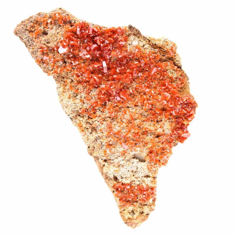 Descubra la vanadinita vanadinite maroc 104