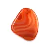 Colgante de ágata naranja de forma libre. - 0