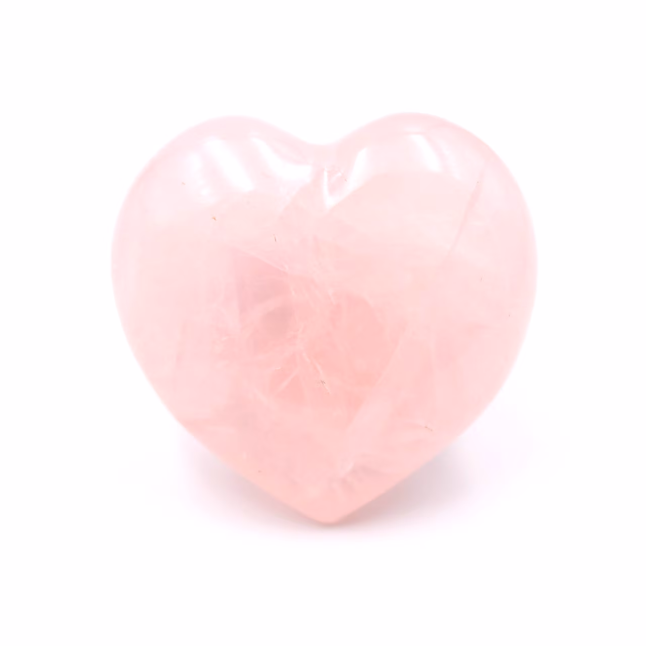 Rosa cuarzo corazon de madagascar