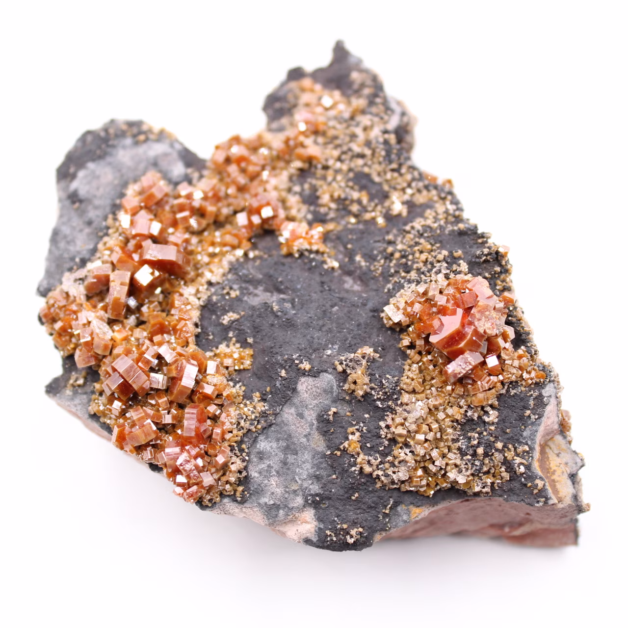 Cristales de vanadinita en gangue