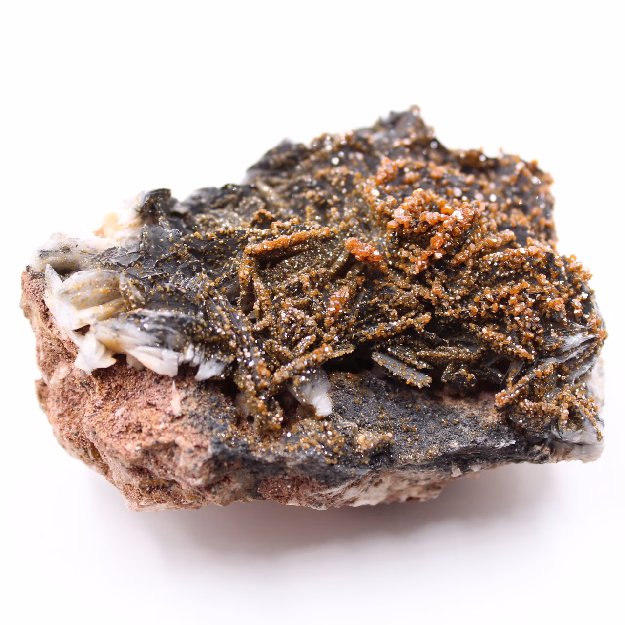 Cristales de vanadinita en gangue