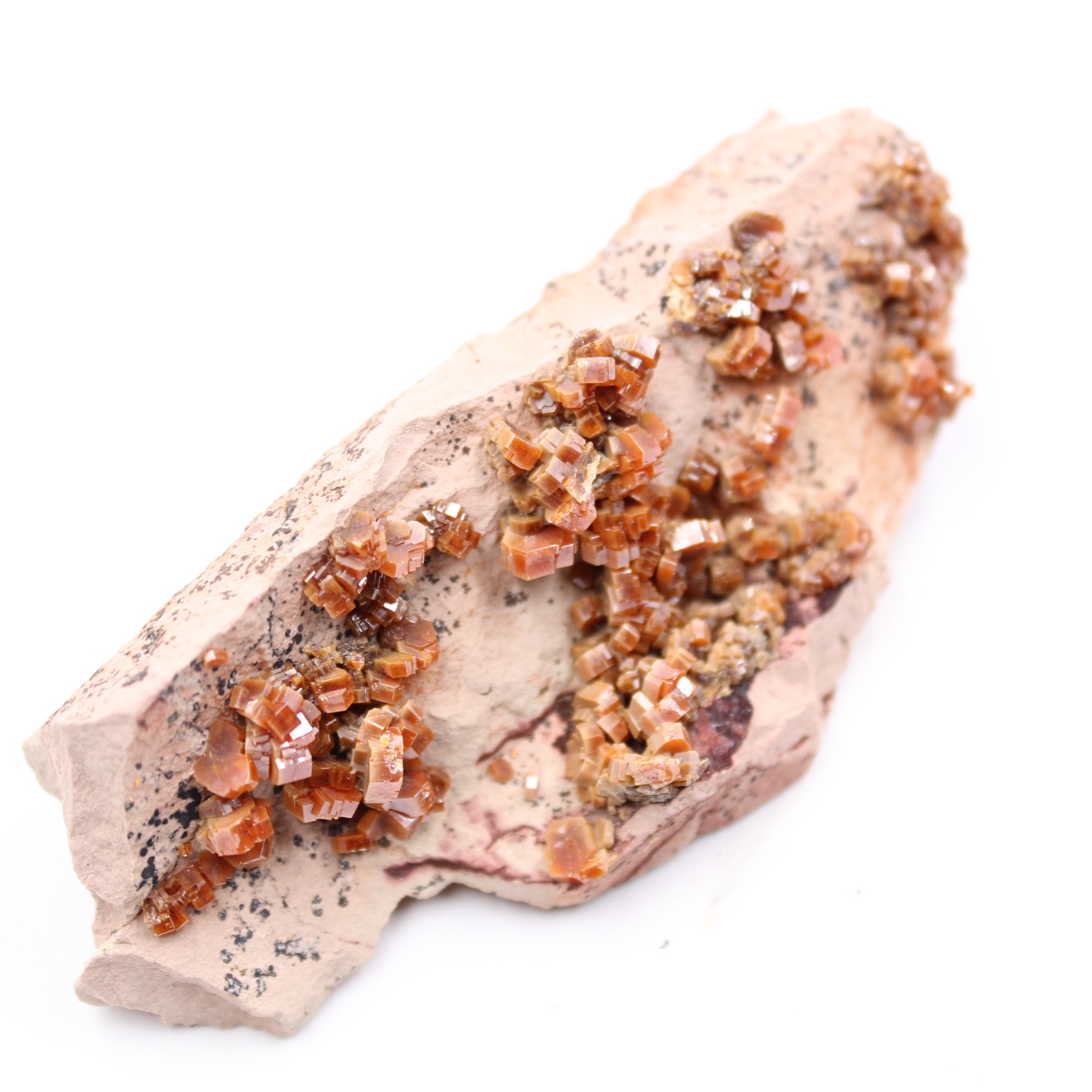 Cristales de vanadinita en gangue