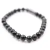 Pulsera de obsidiana 6 mm. - 0